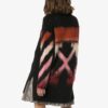 Off-White Geometric Gradient Mohair Sweater Black