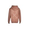 Off-White Hooded Cotton Slim Fit Pink Hoodie