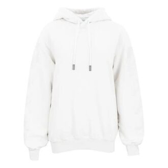 Off-White Hooded Cotton Sweater White