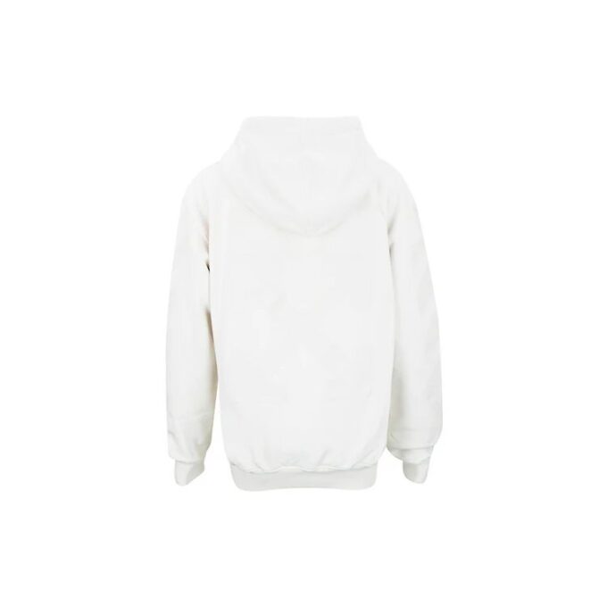 Off-White Hooded Cotton Sweater White