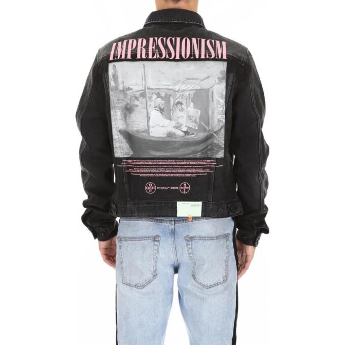 Off White Impressionism Denim Jacket “Black”