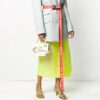 Off-White Jitney 1.4 Tote Leather Shoulder Bag Beige