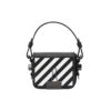 Off-White Leather 20 Binder Clip Single-Shoulder Bag Small Black