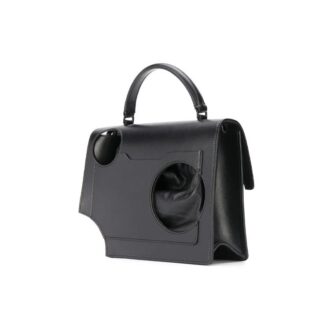 Off-White Leather Series Jitney 2.8 Single-Shoulder Bag Black