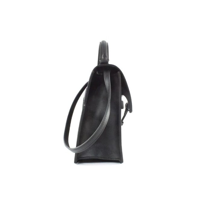 Off-White Leather Series Jitney 2.8 Single-Shoulder Bag Black
