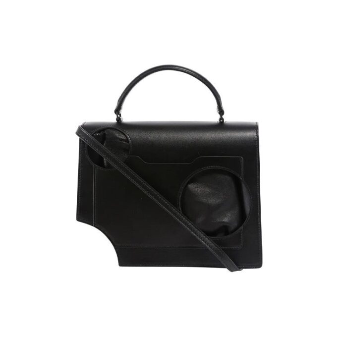 Off-White Leather Series Jitney 2.8 Single-Shoulder Bag Black