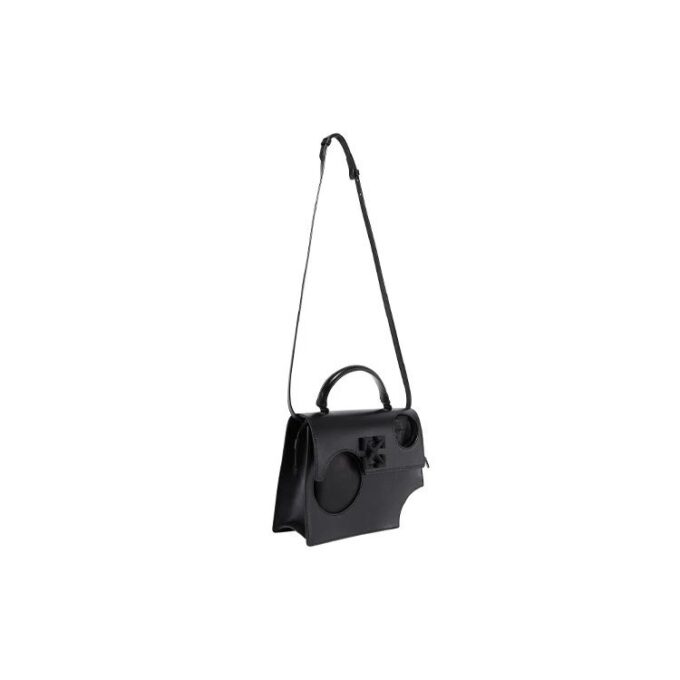 Off-White Leather Series Jitney 2.8 Single-Shoulder Bag Black