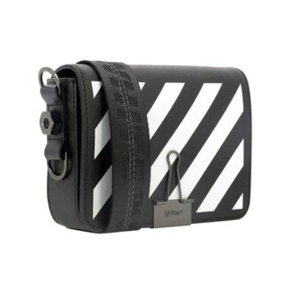 Off-White Leather shoulder bag Black/White