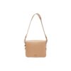 Off-White Leather Single-Shoulder Bag Medium Khaki