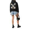 Off-White Leaves Arrow Hoodie Black
