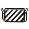 Off-White Letter Micro-label Deceleration Stripe Shoulder Bag Black