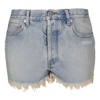 Off-White Light Blue Bleached Denim Off-White Light Blue Bleached Denim