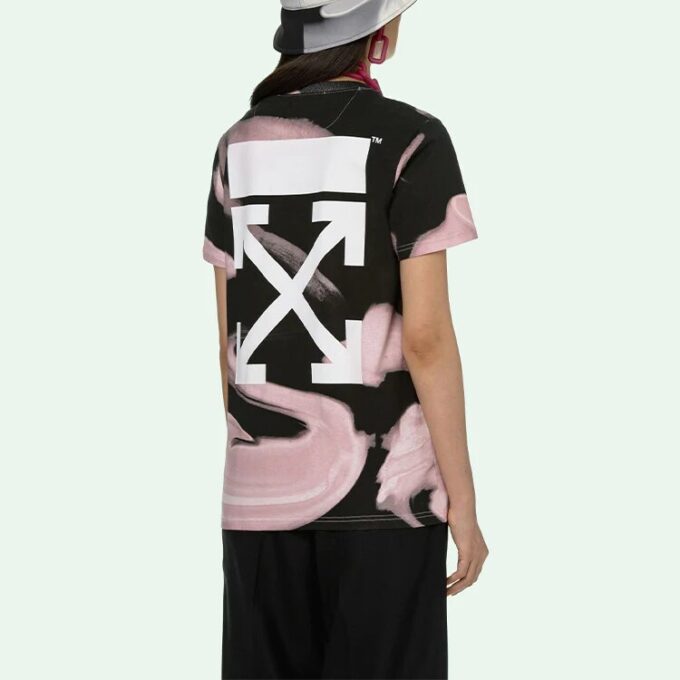 Off-White Liquid Melt Casual Tee “Nude White”
