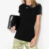 Off-White logo Applique Fitting Tee Black