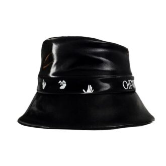 Off-White Logo Fisherman’ s Hat Black Off-White Logo Fisherman’ s Hat Black