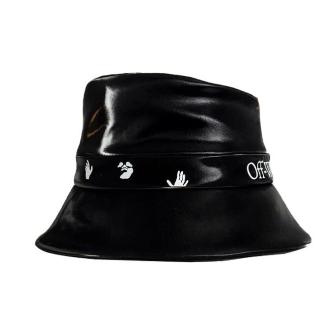 Off-White Logo Fisherman’ s Hat Black
