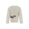Off-White Logo Intarsia Crewneck “White Purple”