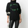 Off-White logo Knitted Sweater Black