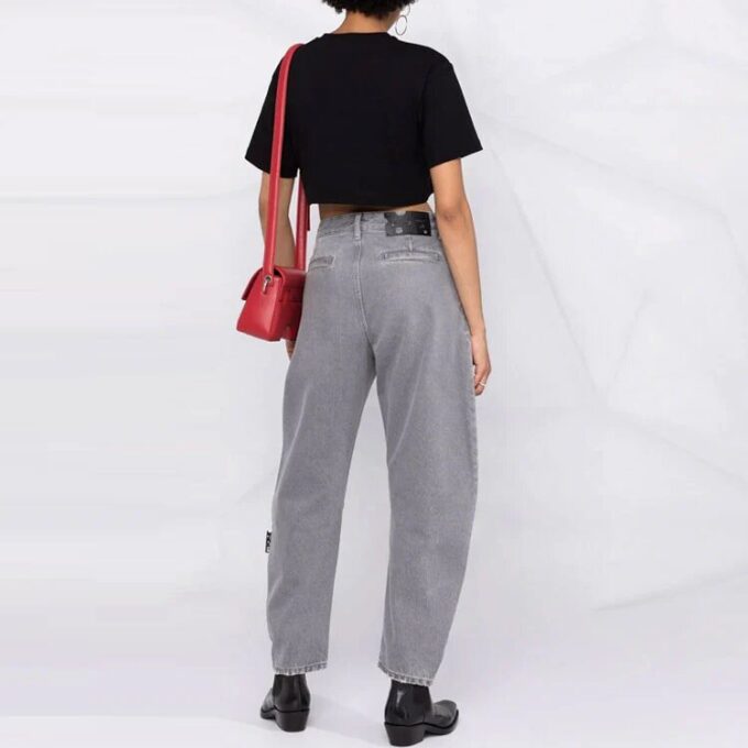 Off-White Logo Micro Mark Short Sleeve Slim Fit Version Black