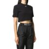 Off-White Logo Print Cropped Short Sleeve