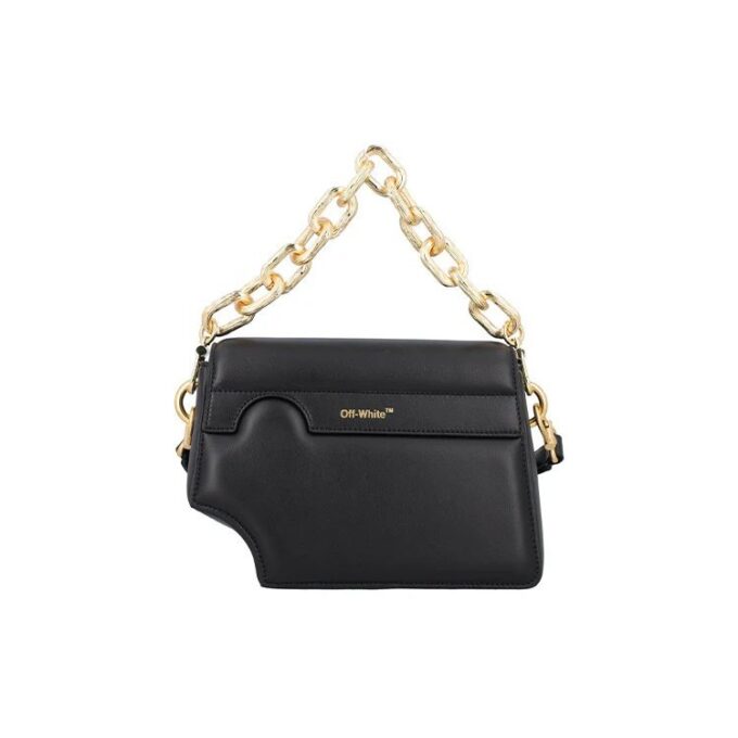 Off-White Logo Print Shoulder Bag “Black”
