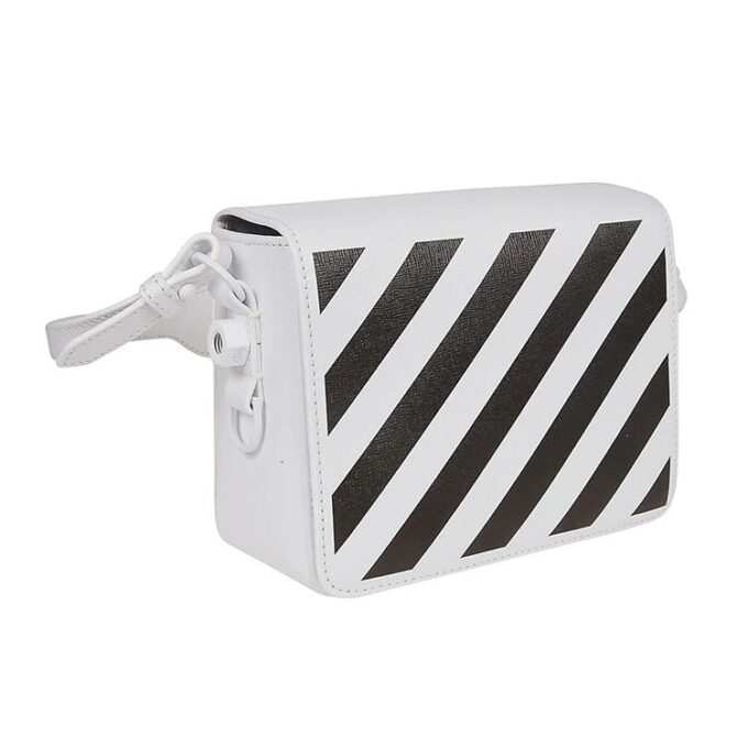 Off-White logo Shoulder Bag Black White