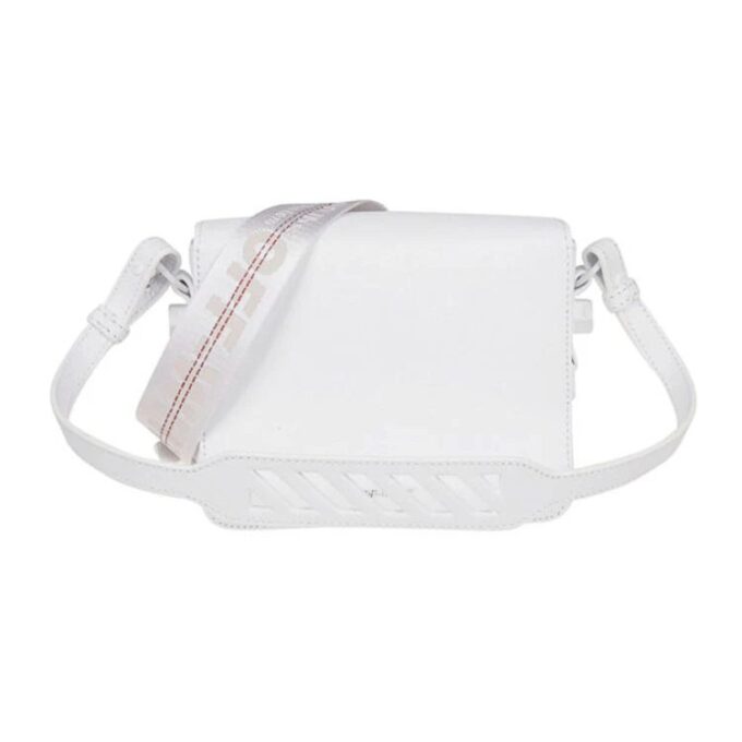 Off-White logo Shoulder Bag Black White