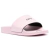 Off-White Logo Slides Slippers Pink