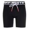 Off-White Logo-Waistband Running Shorts “Black”