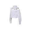 Off-White Long Sleeves Short White Tops