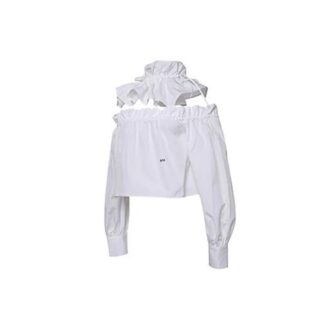Off-White Long Sleeves Short White Tops Off-White Long Sleeves Short White Tops