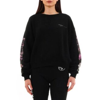 Off-White Loose Flowers Printing Black