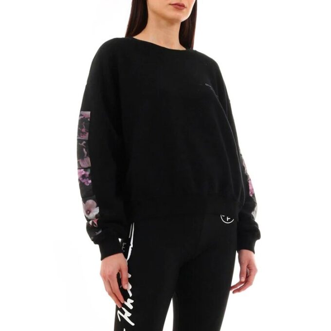 Off-White Loose Flowers Printing Black