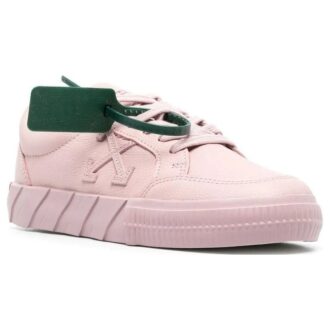 Off White Low Vulcanized Roze “Pink Green”