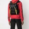 Off-White Men’ s 21 logo Printing Series Functional backpack schoolbag Black