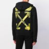 Off-White Men’ s Acrylic Arrows Slim Multi-Color Arrow Printing Black