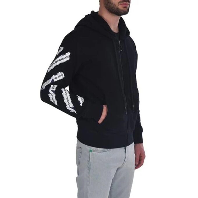 Airport Tape Slim Zip Hoodie