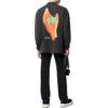 Off-White Men’ s Alphabet Printing Half Turtleneck Autumn Black