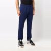 Off-White Men’ s Arrow Pattern Solid Color Bundle Feet Sports Pants/Trousers/Joggers Blue