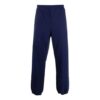 Off-White Men’ s Arrow Pattern Solid Color Sports Pants/Trousers/Joggers Loose Fit Navy Blue