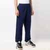 Off-White Men’ s Arrow Pattern Solid Color Sports Pants/Trousers/Joggers Loose Fit Navy Blue