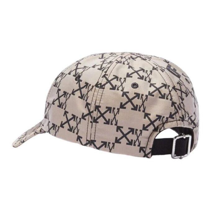 Off-White Men’ s Arrow Printing Creamy White Cap