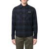 Off-White Men’ s Arrows Plaid Flannel Blue Shirt
