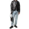 Off-White Men’ s Asymmetric Black Jacket