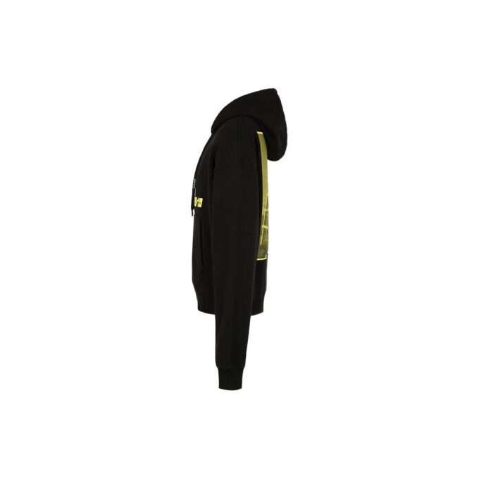 Off-White Men’ s Back Printing Long Sleeves Black