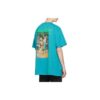 Off-White Men’ s C/O VIRGIL ABLOH Skeleton Painting Short Sleeve Loose Fit Blue T-Shirt