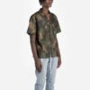 Off-White Men’ s Camouflage Printing Short Sleeve Green Shirt