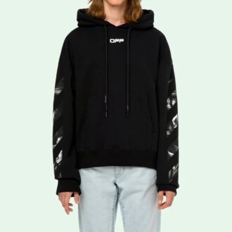 Off-White Men’ s Caravaggio Back Printing Black