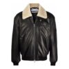 Off-White Men’ s Cortex Aviator Jacket Loose Fit Black