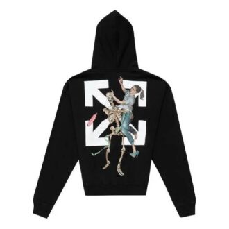 Off-White Men’ s Cotton Arrow Printing Black Off-White Men’ s Cotton Arrow Printing Black